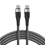 Akyga CABO USB-C EVERACTIVE PARA CELULAR, LAPTOP E TABLET, 200 CM, CARREGAMENTO RÁPIDO DE 60 W., (5000261378)