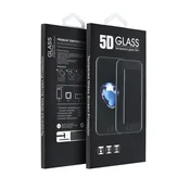 OEM 5D Full Glue kaljeno steklo – za iPhone 15/16 (MAT) črno