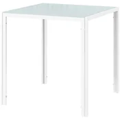 Homestar Jedilna miza 75x75x75 cm bela