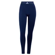 ADIDAS PERFORMANCE Športne hlače temno modra/bela