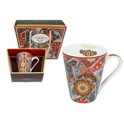Carmani, porcelanasta skodelica 370 ml - okraski Casablanca, maroški vzorec