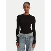 HUGO Pulover Somya_B 50554221 Črna Slim Fit