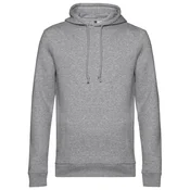 MAJICA DOLGI ROKAVI B&C INSPIRE HOODED 280G SVETLO SIVA L