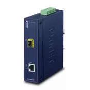 PLANET IP30 Industrial 10/100/1000T to 100/1000X SFP Gigabit Media Converter (-40 to 75 degree C) (IGT-805AT)