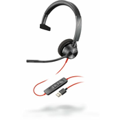 POLY Blackwire 3310 Headset Head-band USB Type-C Black