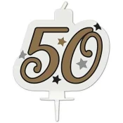 Rojstnodajna številčna sveča - številka 50