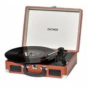 Gramofon | 33-45-78 rpm | Software za Snimanje | Smedi | DENVER