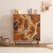 Hanah Home Komoda Multilux Tigris 95x111x36cm Šarena