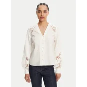 TWINSET Srajca 251TT2333 Écru Regular Fit