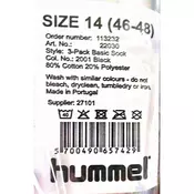 Hummel Nogavice Hummel Socks Basic 3 Pack