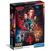 Uganka Stranger Things 4. sezona s 1000 kosi in posterjem - Clementoni