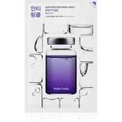 Holika Holika Peptidna (Skin Rescue Mask Sheet) proti staranju (Skin Rescue Mask Sheet) 20 ml
