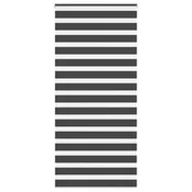 Zebra zavjesa Crna 115x230 cm Širina tkanine 110,9 cm Poliester