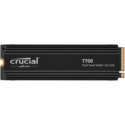 SSD Crucial T700 Heatsink, 1TB, M.2 NVMe PCIe Gen5, R11700/W9500 CT1000T700SSD5