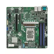 ASRock EC266D4U, 1xSKT LGA 1700, Intel E-2400, C266, SATA, NVMe, 1xM.2, 2x10GbE, 2xGbE, IPMI
