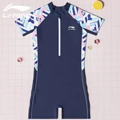 Li-Ning Jednodelni kupaci kostim za devojcice, Teget