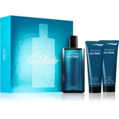 Davidoff Cool Water Man United gift set eau de toilette 125 ml Aftershave balm 75 ml Cool Water and Cool Water Gel for men 75 ml