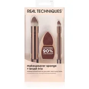 Real Techniques Makeup Saver Brush Trio set čopičev