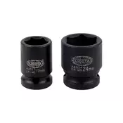 Boni-shop Udarni nasadni ključ 1/2 15mm Cr-Mo z 6-kotno zasnovo za varno vijačenje, (5000222266)