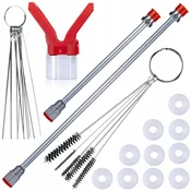 Rosfix ROSFIX SET PODALJŠEK ZA BRIZGALNO PIŠTOLO 100 CM + 50 CM – 290 BAR, 7/8 NAVOJ | VKLJUČENI DELI IN ČISTILA, (5000075979)