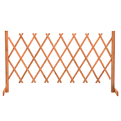 vidaXL Vrtna rešetkasta ograda narancasta 150 x 80 cm masivna jelovina