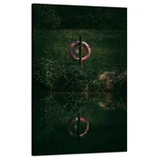 shumee Platno Narava Temno jezero 50x80 cm