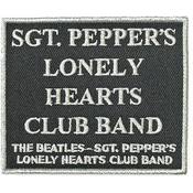 The Beatles Standard Patch Sgt. Peppers….Black (Song Titles/Loose)