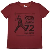 David Bowie Rainbow Theatre Red S Ženske Majica