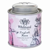 Črni čaj English rose v pločevinki Alica v čudežni deželi, 40 g