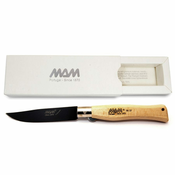 Yate Zaklepni nož s ključavnico MAM Douro 5004 Black Titanium 7,5 cm bukev
