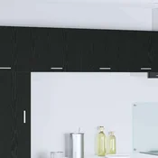 Viseci ormaric 2 pcs Crni hrast i bijela 50 x 31 x 40 cm