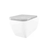 SDR Ceramiche WC deska Soft Close za školjko QUADRA - bela sijaj