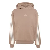 ADIDAS SPORTSWEAR Športna majica ADIDAS KIT 3-STRIPES temno bež/bela