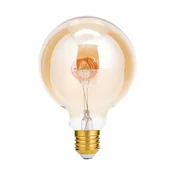 ORION LED lampa E27 G95 4W jantarna 2,200K prigušiva - Staklo