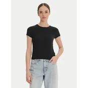 Calvin Klein Majica LV00QS7618 Črna Slim Fit