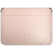 Guess Sleeve GUCS16PSATLP 16 pink Saffiano Triangle Logo (GUCS16PSATLP)