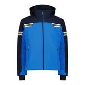 CMP MAN JACKET ZIP HOOD, moška smučarska jakna, modra 35W0087