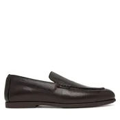 Loaferke Calvin Klein Low Prof Loafer Txt Lth HM0HM02175 Temno rjava