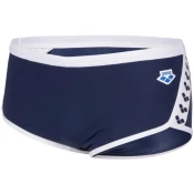 Mens swimsuit arena icons swim low waist short solid navy/white l -