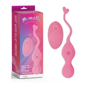 Vibro jaje Heart Waves Bullet Vibrator, 18.5 cm, Roze