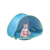 Netscroll BabyTent, otroški šotor z UV zaščito in bazenom