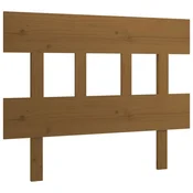 Uzglavlje za krevet boja meda 103,5x3x81 cm masivna borovina