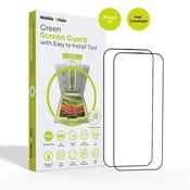Mobile-origin Screen Guard with easy applicator, 2 pack - iPhone 16