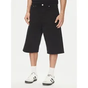 Jack & Jones Jeans kratke hlače Owen 12277167 Črna Baggy Fit