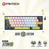 Tastatura Mehanicka Gaming Fantech MK874V2 RGB Atom 63 Mori bela (blue switch)