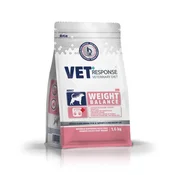 VET RESPONSE Weight balance suha hrana za pse, 1.6kg