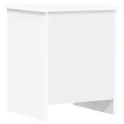 vidaXL Skladiščni kovček Bela 40 x 40 x 50 cm Inženirski les