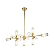 Endon 106259 - Luster na štapu TOUR 13xG9/3W/230V mesing