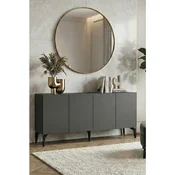 Hanah Home komoda Lipa 150, 125 cm, antracit