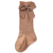 Otroške dokolenke Cute - Rjave / S KP22256